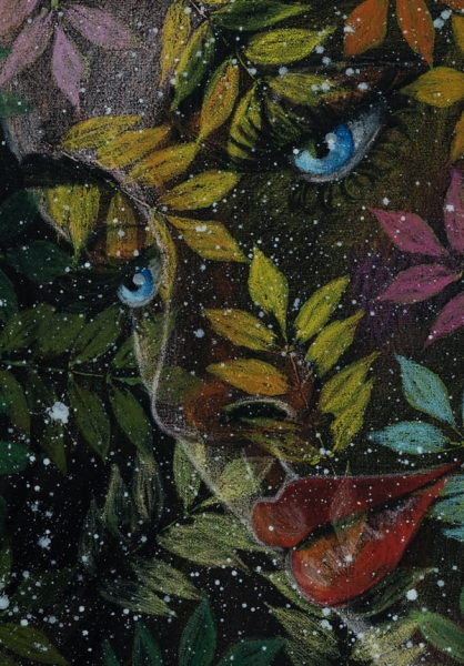 2Squares Art Studio, oryginalny obraz na plotnie, obraz do salonu, obraz na sciane, Neelam, 70 x 100 cm, powiekszenie1