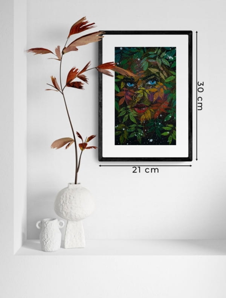 2Squares Art Studio, autorski plakat, plakat do salonu, plakat na sciane, Tanu, 21 x 30 cm, pp