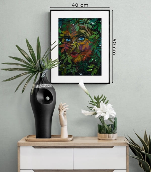 2Squares Art Studio, autorski plakat, plakat do salonu, plakat na sciane, Tanu, 40 x 50 cm, pp