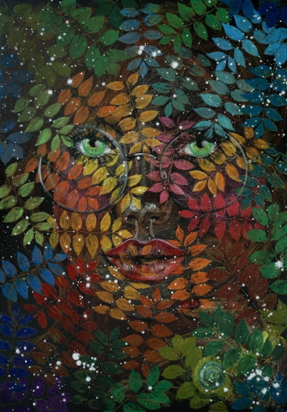 2Squares Art Studio, autorski plakat, plakat do salonu, plakat na sciane, Celia, wybierz rozmiar.jpg