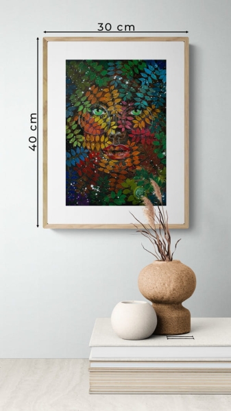 2Squares Art Studio, autorski plakat, plakat do salonu, plakat na sciane, Celia, 30 x 40 cm, pp.jpg