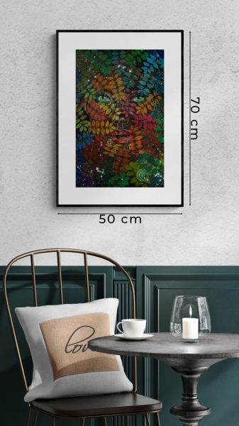 2Squares Art Studio, autorski plakat, plakat do salonu, plakat na sciane, Celia, 50 x 70 cm, pp.jpg