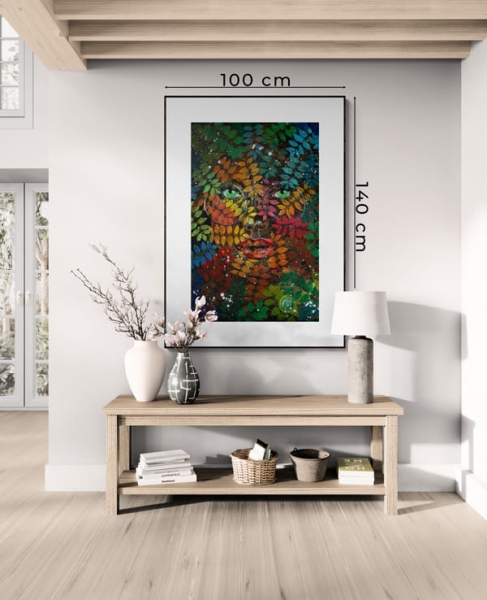 2Squares Art Studio, autorski plakat, plakat do salonu, plakat na sciane, Celia, 100 x 140 cm, pp.jpg