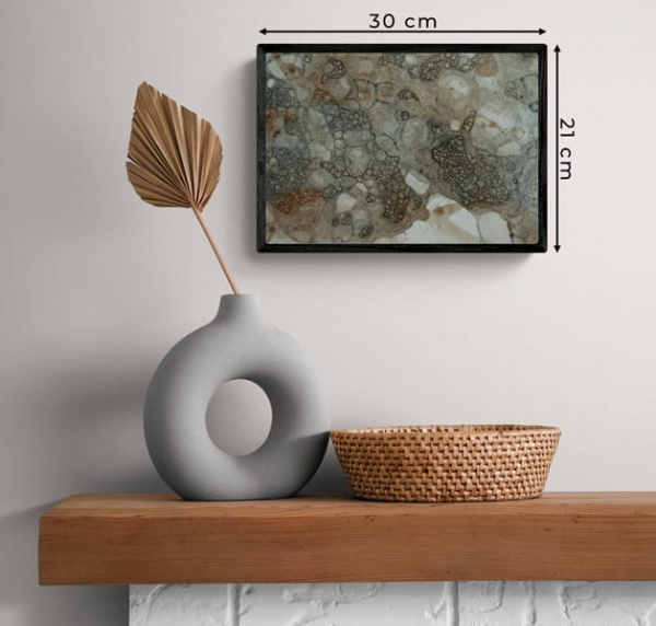 plakat czarny Tales Left Behind X 21x30 cm różne rozmiary 2Squares Art Studio nopp