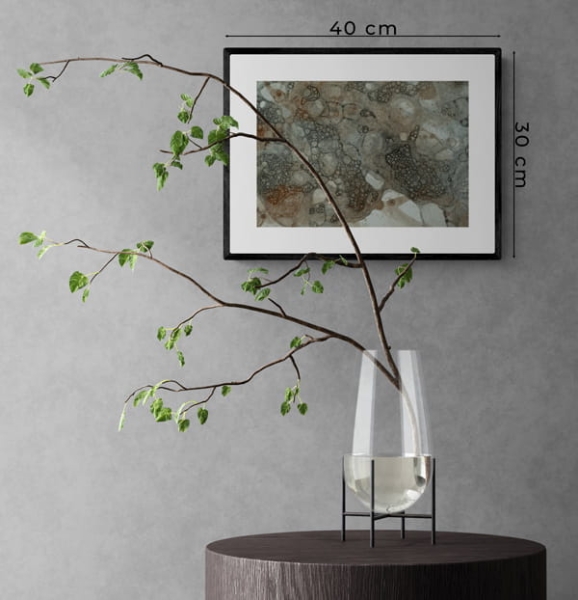 plakat brązowy Tales Left Behind X 30x40 cm różne rozmiary 2Squares Art Studio pp