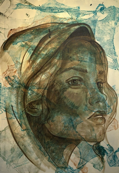 nowoczesny obraz do salonu Piłka nożna nie jest dla dziewczynek 70 x 100 cm 2Squares Art Studio