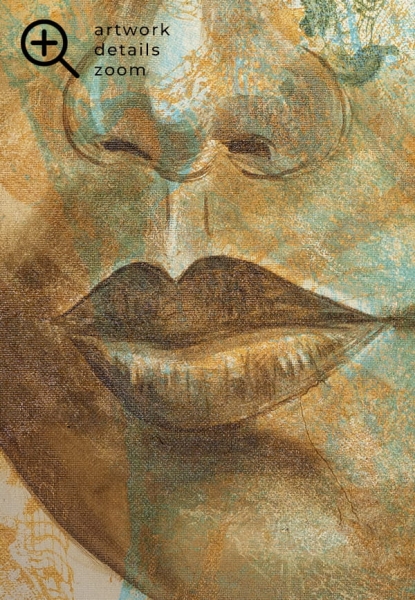 obrazy na płótnie ręcznie malowane Twoim zadaniem jest znaleźć męża, a nie robić karierę 70 x 100 cm 2Squares Art Studio