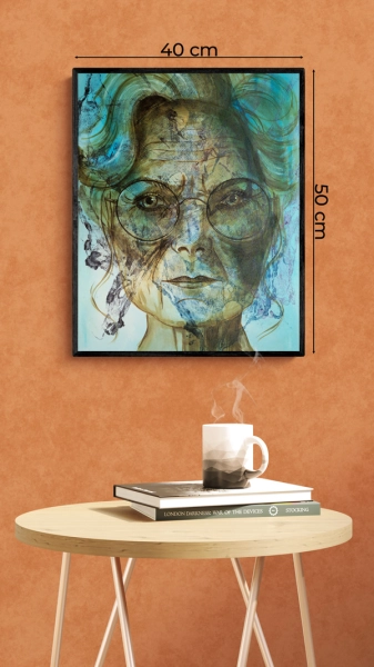 nowoczesne plakaty do salonu W tym wieku już nie wypada 40x50 cm 2Squares Art Studio