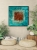 obrazy oryginalne Burning inside 100x100 cm 2Squares Art Studio
