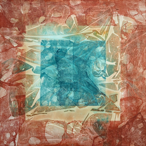 obrazy malowane na płótnie Can't touch me 100x100 2Squares Art Studio