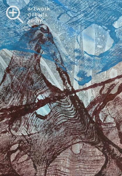 obrazy oryginalne Cold thought, warm memory 70x100 cm 2Squares Art Studio