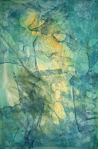 nowoczesny obraz do salonu Quiet Flow 100x150 cm 2Squares Art Studio