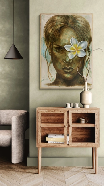 obraz na płótnie prezent Dziewczynkom nie wypada się złościć 70x100cm 2Squares Art Studio