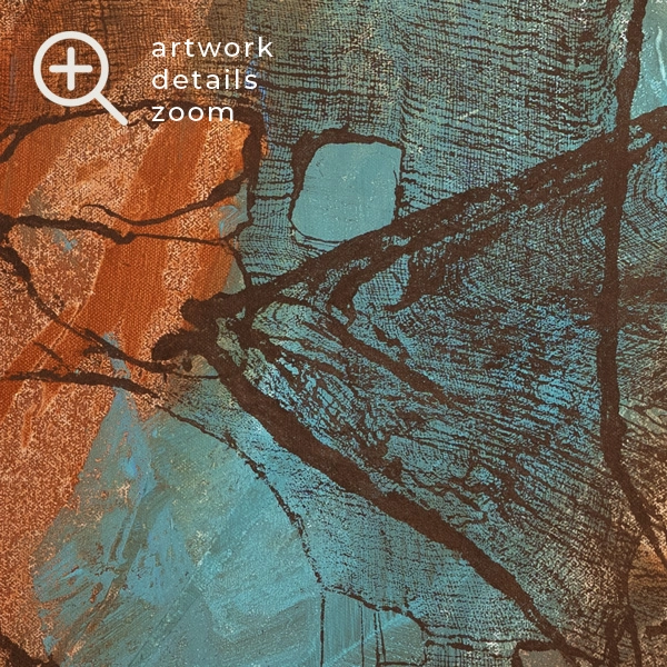 nowoczesny obraz do salonu Between Tides 100x100 cm 2Squares Art Studio