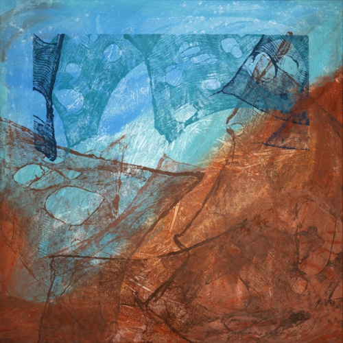 obrazy abstrakcyjne Under Pressure 100x100 cm 2Squares Art Studio