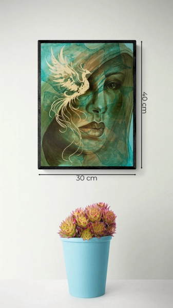 nowoczesne plakaty do salonu Born from the Ashes 30x40 cm 2Squares Art Studio Sylwia Bajsert-Bęczkowska