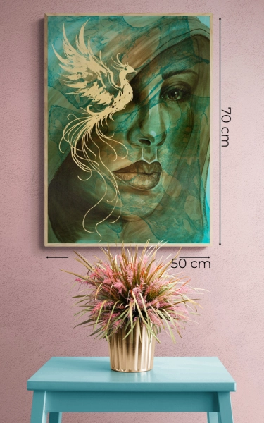 plakaty dekoracyjne Born from the Ashes 50x70 cm 2Squares Art Studio Sylwia Bajsert-Bęczkowska