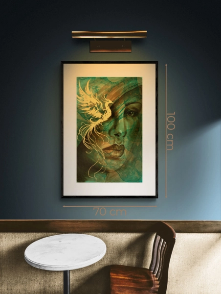 grafika nowoczesna Born from the Ashes 70x100 cm 2Squares Art Studio Sylwia Bajsert-Bęczkowska